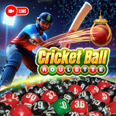 Cricket Ball Roulette live table tile art